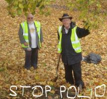 Rotarians Dennis and Tom at Valley Park